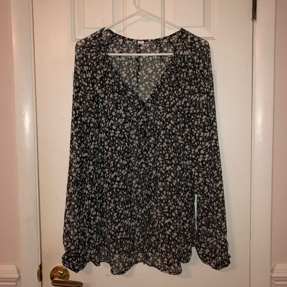 Long sleeve blouse
